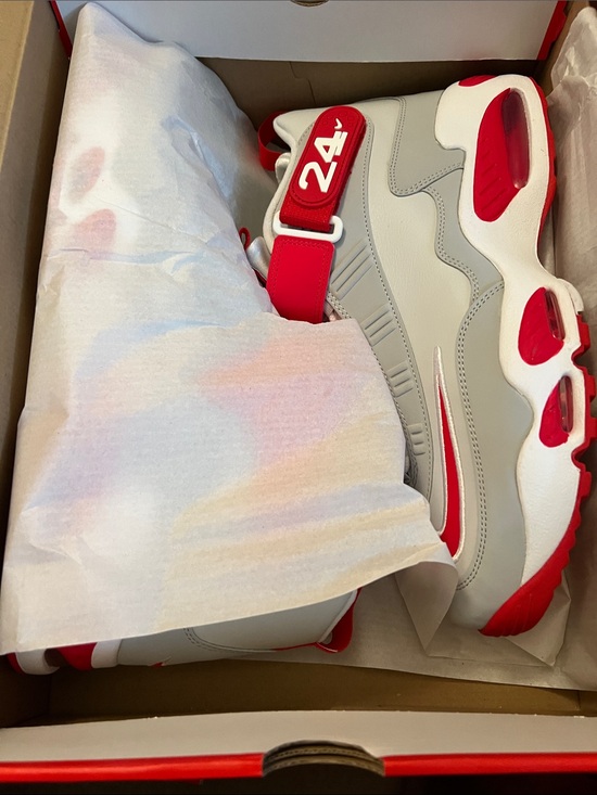 Nike Other - Nike Gray & Red 24 Strap Athletic Sneakers Sz 14 new